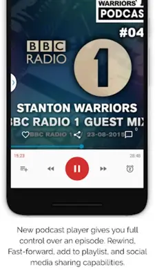 Podomatic Podcast & Mix Player android App screenshot 4